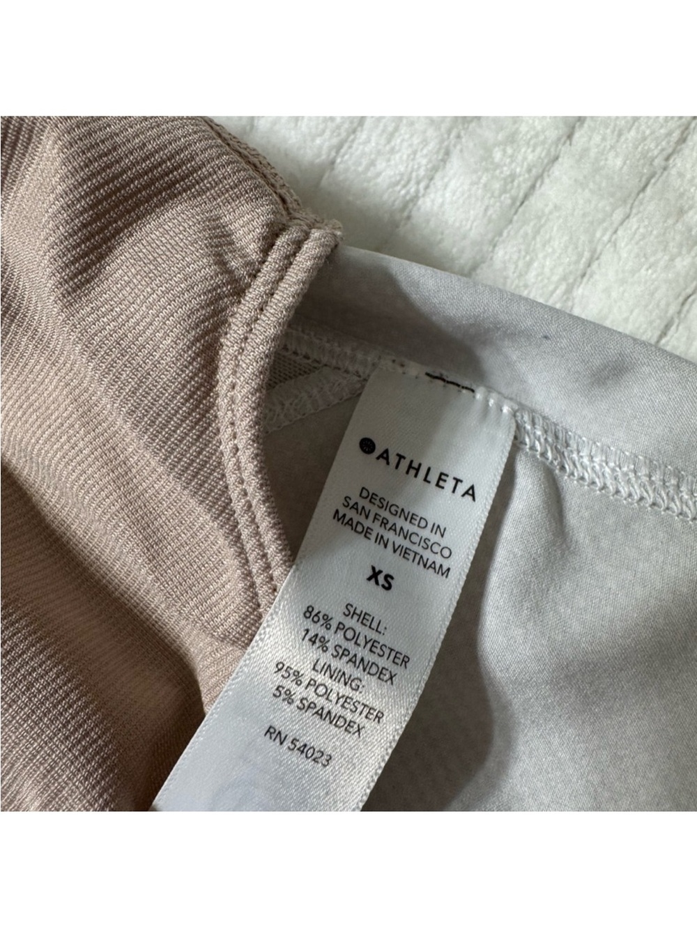 Athleta Layered Athletic Shorts in Lavender and Light Gray - Picture 11 of 12